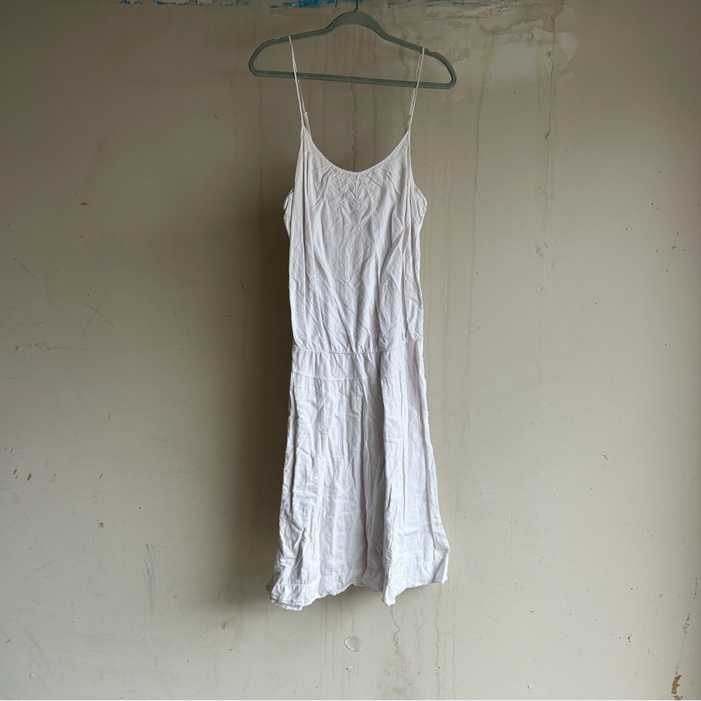 White Drop Waist Dress